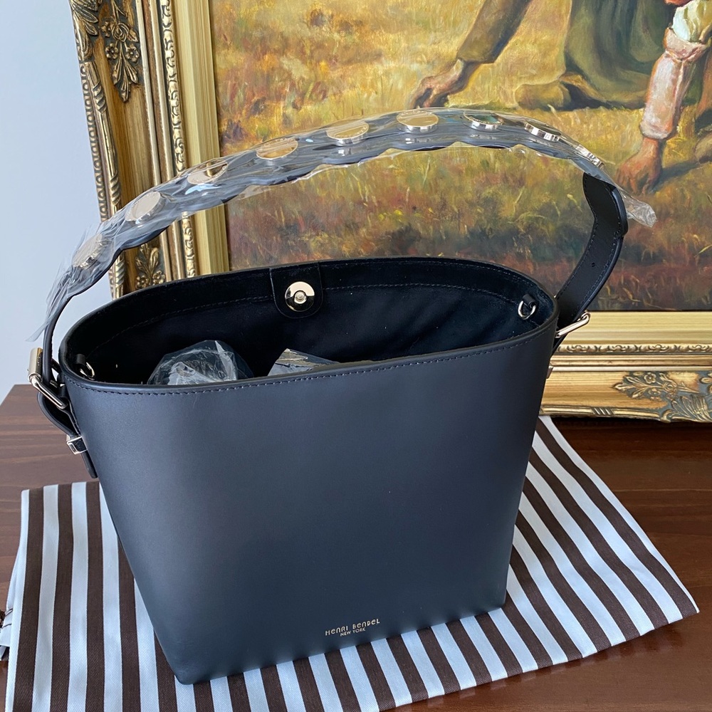 Henri Bendel Leather Mini Surrey Bucket NWT